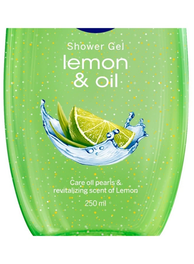 نيفيا جل الاستحمام نيفيا للعناية بالجسم بالليمون والزيت، 250 مل - Image 2